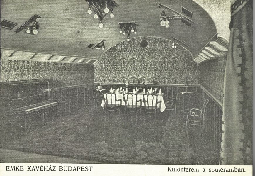 EMKE szuterén (1910-es évek)